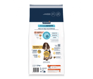 advance adult dog sensitive - храна за израснали кучета със сьомга - храна за кучета с алергии към птичия протеин - поръчай онлайн от www.all4petsbg.com.