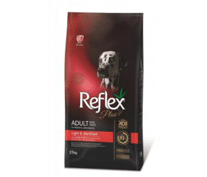 Reflex Plus Adult Dog Medium & Large Breeds Light & Sterilised - Храна за кастрирани кучета от средна и едра порода с агне 15кг