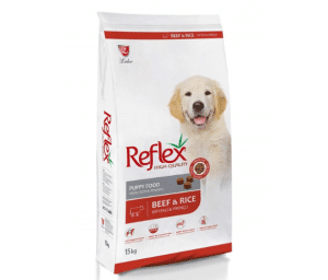 Reflex Beef Puppy - храна за подрастващи кучета от всички породи с говеждо 15кг
