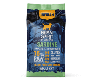Primal Spirit Cat Food with Iberian pork and Sardines - за израснали котки с иберийско свинско месо и сардини 1кг