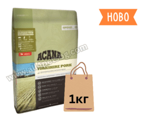 acana yorkshire pork 11.4кг акана храна за кучета от всички породи